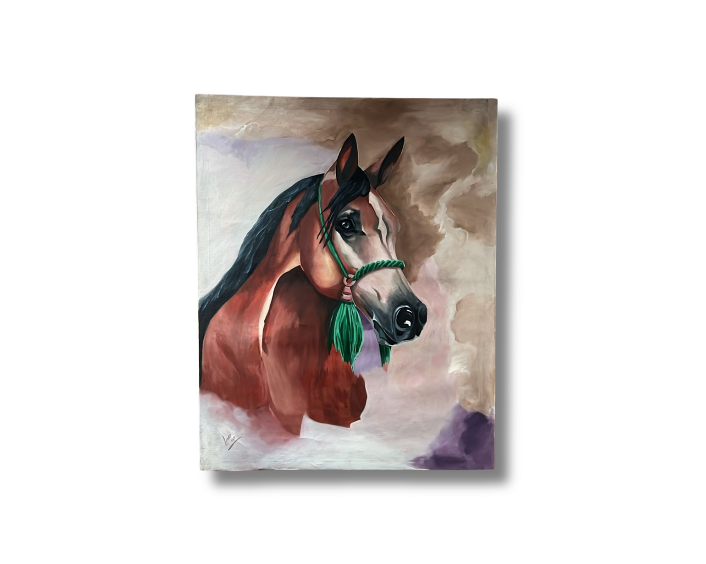 Wall Art Canvas – Horses (100 cm x 80 cm)