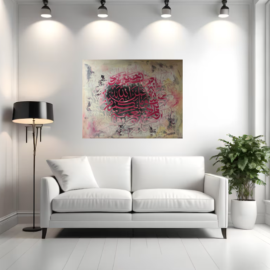 Wall Art - Althulth write art ( 100 cm X 80 cm )