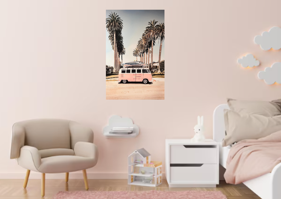 Wall Art - School Bus ( 90 cm X 70 cm)