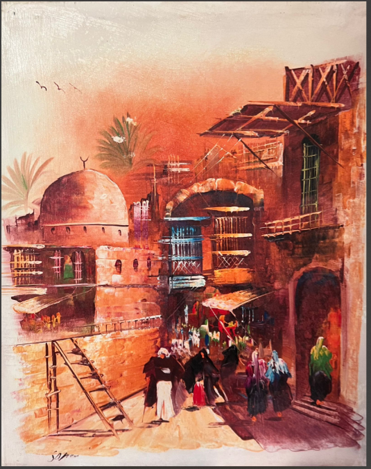 Wall Art Canvas Alshanasheel ( 50 cm X 60 cm )