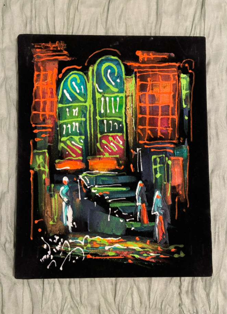 Mosque Facade at Night — Islamic Heritage Canvas Art