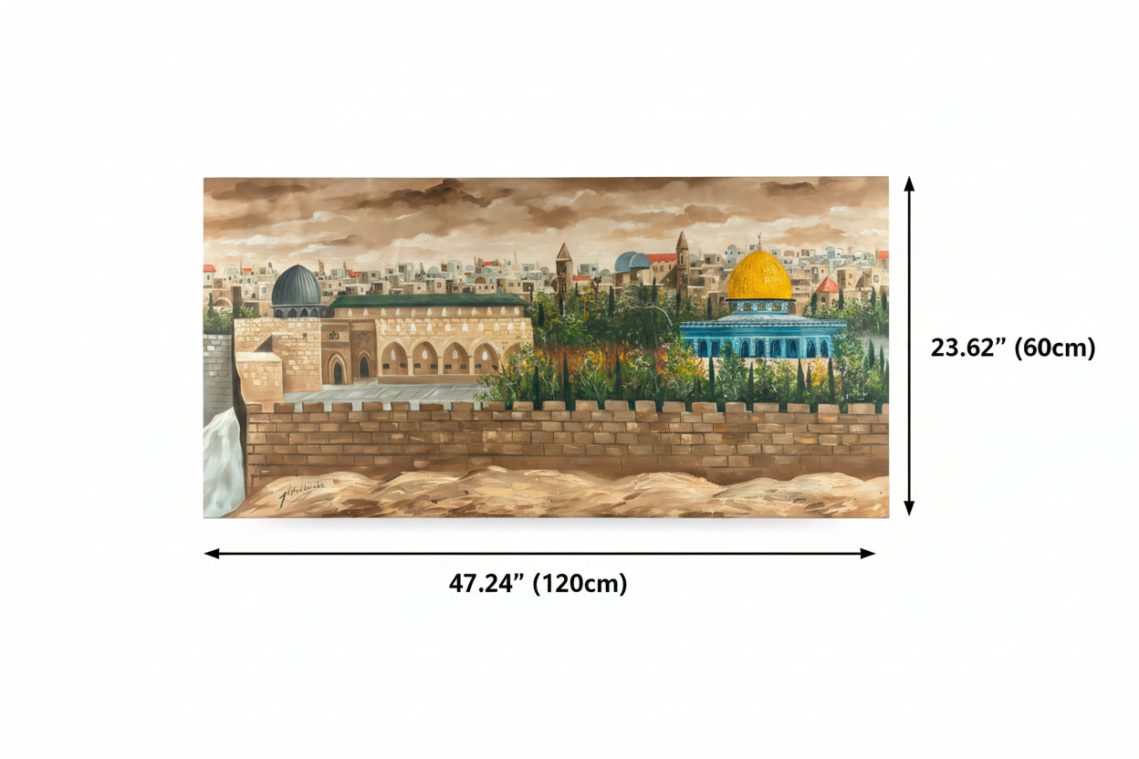 Dimension diagram – 47.24 inches x 23.62 inches (120cm x 60cm)