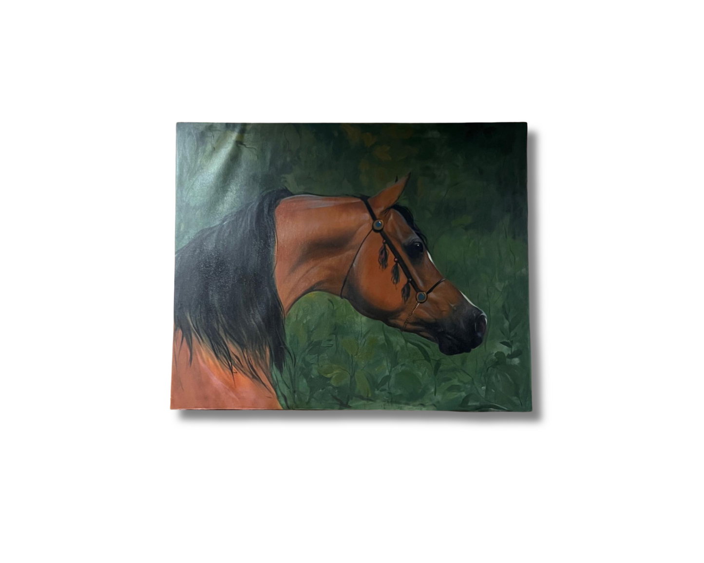 Wall Art Canvas  Horses ( 100 cm X 80 cm )