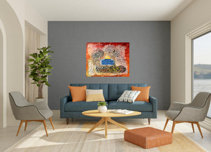 Wall Art - Alkuds and Art Althulth ( 100 cm X 80 cm )