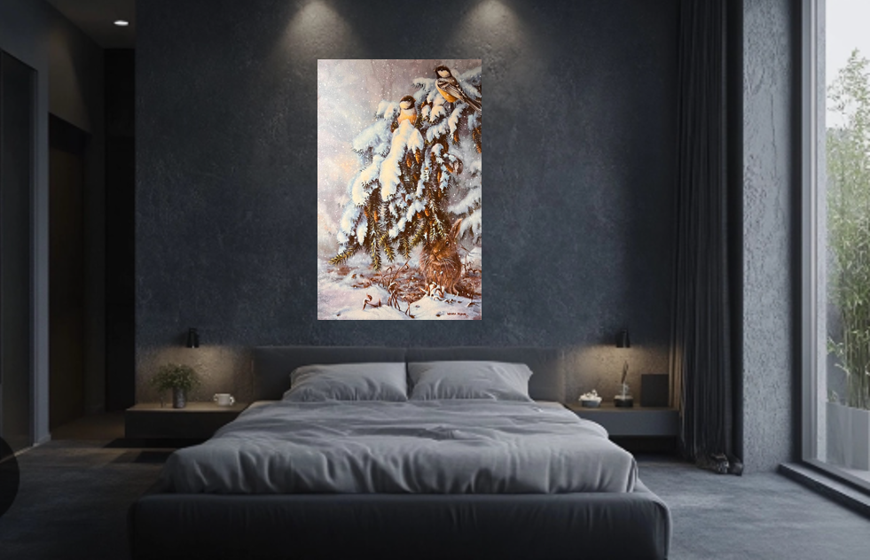 Wall Art – Snow Bird (47 x 31 in)