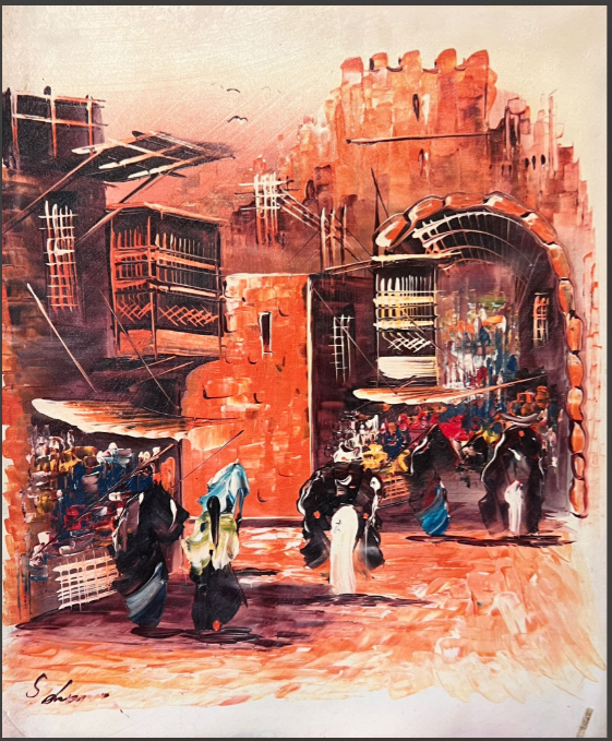 Wall Art Canvas Alshanasheel ( 50 cm X 60 cm )