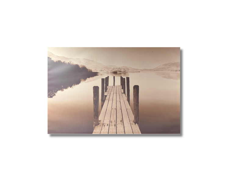 Wall Art - Road Lake ( 90 cm X 70 cm )