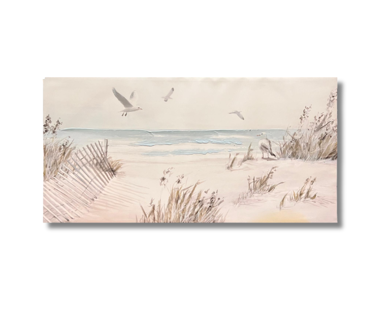Wall Art - Lake Birds ( 120 cm X 60 cm )