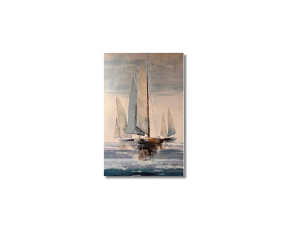 Frame  Wall Art - Ship ( 90 cm X 70 cm )