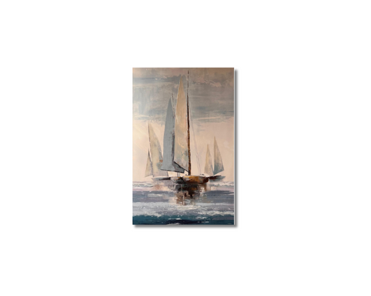 Frame  Wall Art - Ship ( 90 cm X 70 cm )