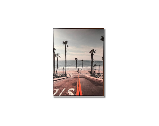 Frame Wall Art - California AVE ( 90 cm X 60 cm)