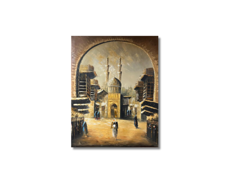 Wall Art - Bauaba Alkarkh Alshanasheel ( 100 cm X 80 cm )