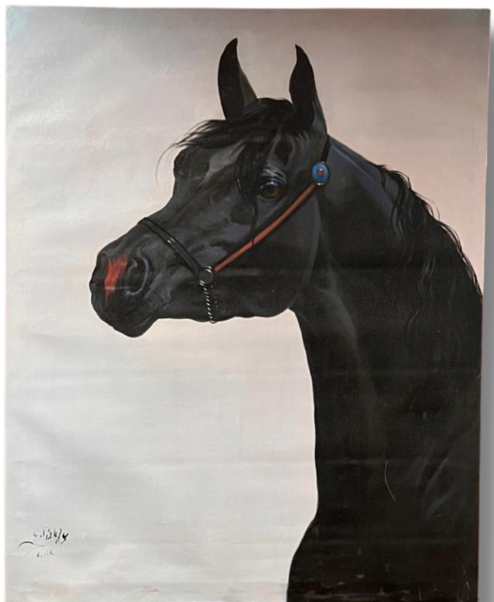 Wall Art Canvas – Horses (100 cm x 80 cm)