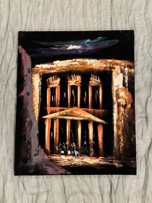 Petra at Night — Iraqi Heritage Canvas Art