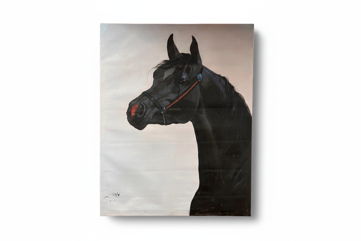 Wall Art Canvas – Horses (39 x 31 in) - Middle East Crescent®