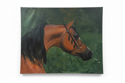 Wall Art Canvas – Horses III (39 x 31 in) - Middle East Crescent®