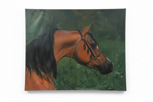 Wall Art Canvas – Horses III (39 x 31 in)
