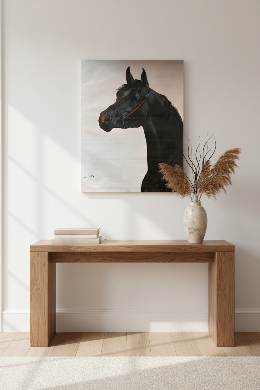 Wall Art Canvas – Horses (39 x 31 in) - Middle East Crescent®