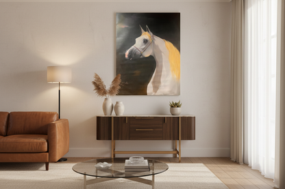 Wall Art Canvas – Horses IV (39 x 31 in) - Middle East Crescent®