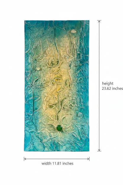 Dimension diagram 11.81 inches width x 23.62 inches height (30cm x 60cm)