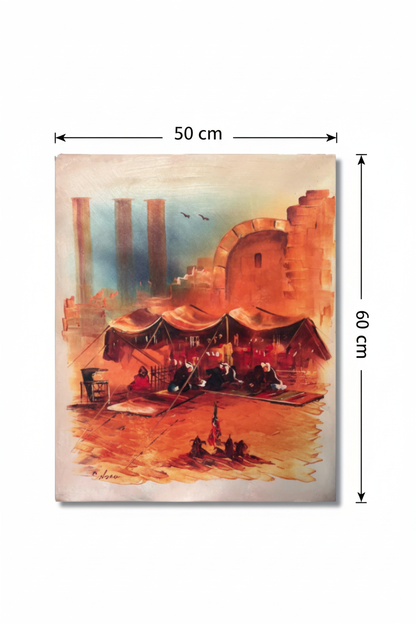 Wall Art Canvas – Albadia (20 x 24 in) - Middle East Crescent®