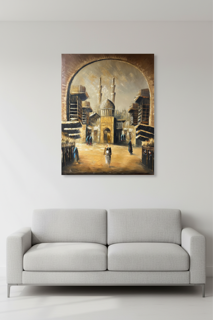 Bauaba Alkarkh Alshanasheel Wall Art - 39 x 31 in خنادق - Middle East Crescent®