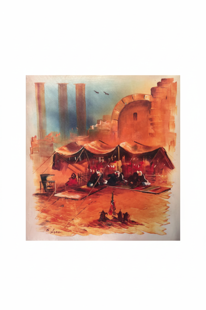 Wall Art Canvas – Albadia (20 x 24 in) - Middle East Crescent®