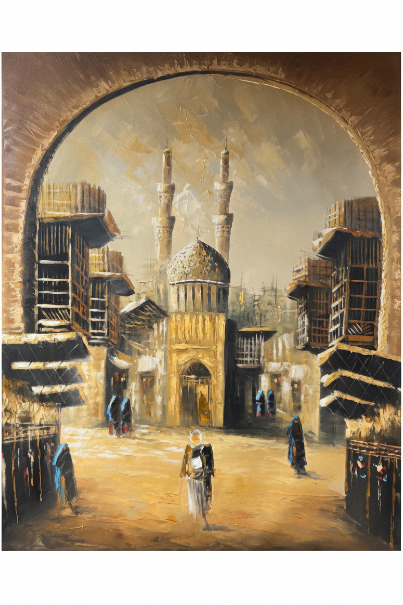 Bauaba Alkarkh Alshanasheel Wall Art - 39 x 31 in خنادق - Middle East Crescent®