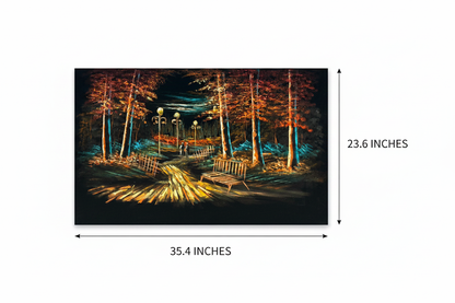 Canvas art size guide — 35.4 inches wide by 23.6 inches tall dimension diagram on white background
