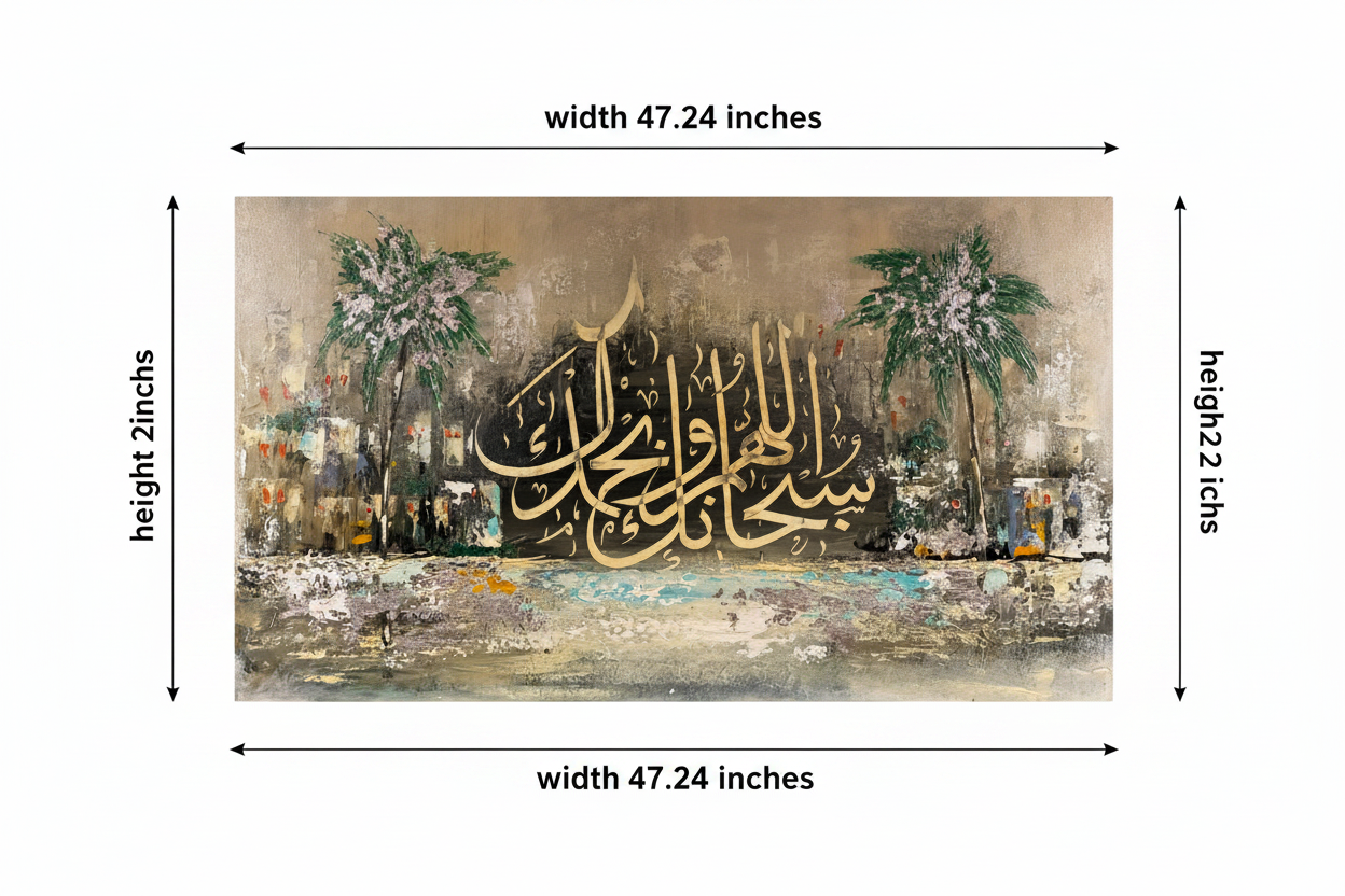 Dimension diagram showing canvas size 47.24 inches wide by 27.6 inches tall on white background