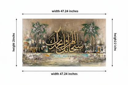 Dimension diagram showing canvas size 47.24 inches wide by 27.6 inches tall on white background