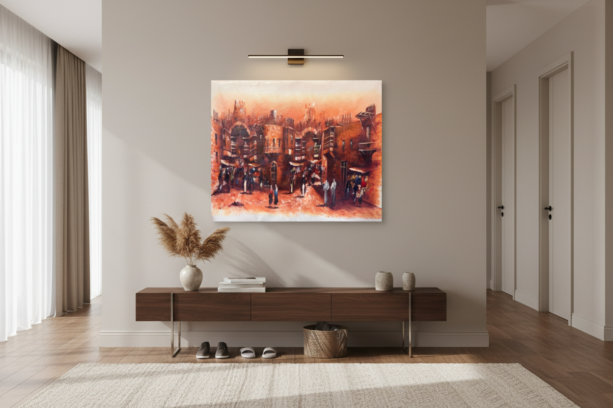 Wall Art Canvas – Alshanasheel II (20 x 24 in) - Middle East Crescent®