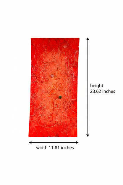 Dimension diagram 11.81 inches width x 23.62 inches height (30cm x 60cm)