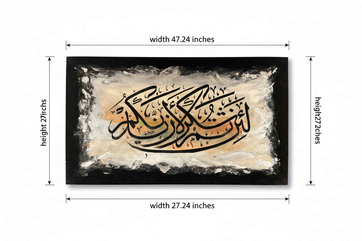 Dimension diagram showing canvas size 47.24 inches wide by 27.6 inches tall on white background