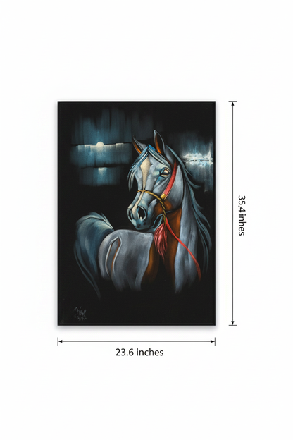 Canvas art size guide — 23.6 inches wide by 35.4 inches tall dimension diagram on white background