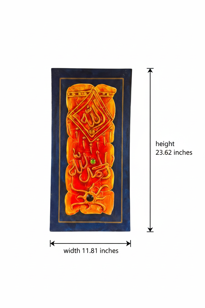 Dimension diagram 11.81 inches width x 23.62 inches height (30cm x 60cm)