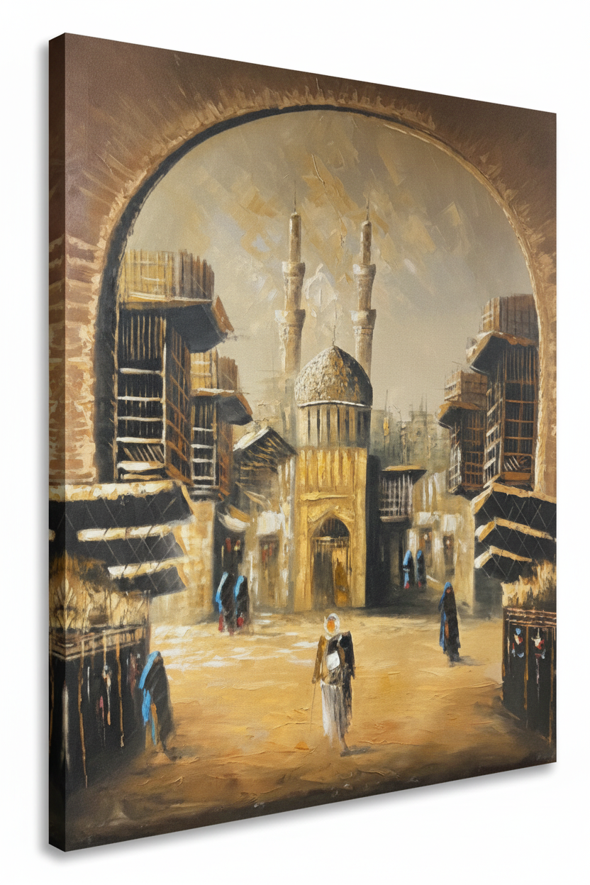 Bauaba Alkarkh Alshanasheel Wall Art - 39 x 31 in خنادق - Middle East Crescent®