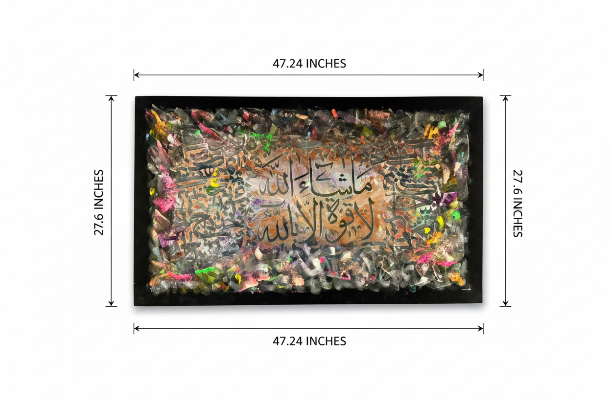 Dimension diagram showing canvas size 47.24 inches wide by 27.6 inches tall on white background