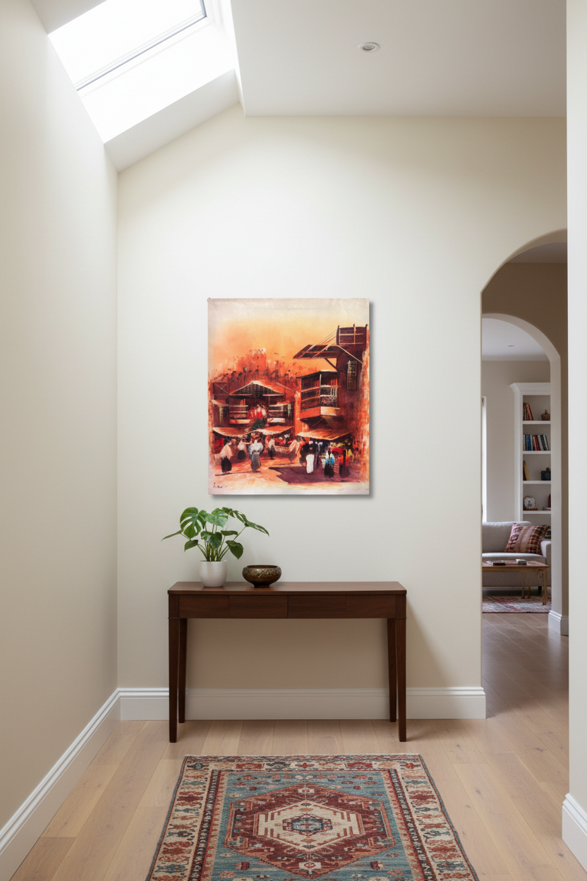Wall Art Canvas – Alshanasheel (20 x 24 in) - Middle East Crescent®