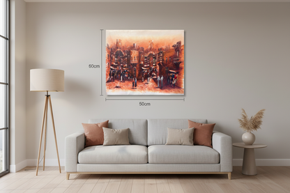 Wall Art Canvas – Alshanasheel II (20 x 24 in) - Middle East Crescent®