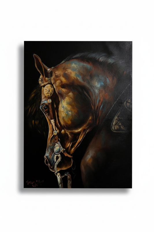 Almandalwi Arabian Horses – Majestic Movement (39×31 in)
