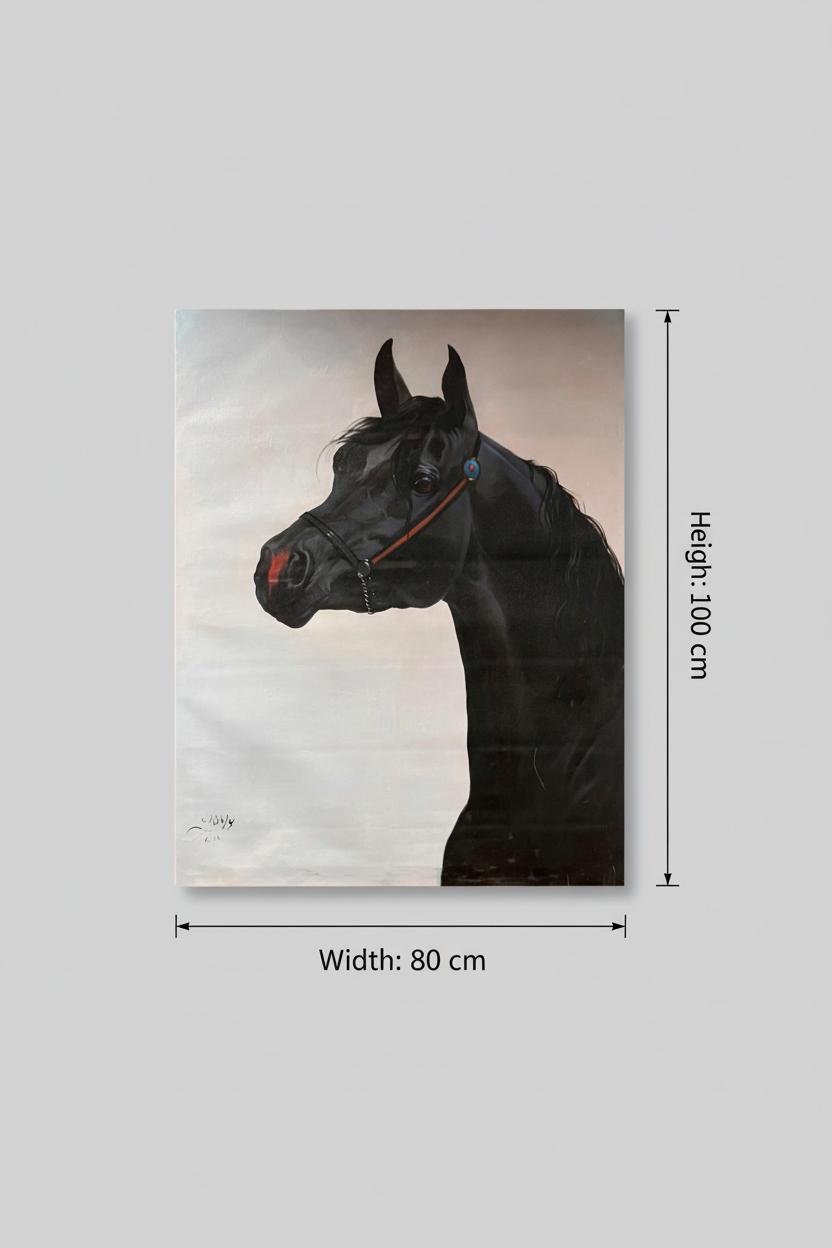 Wall Art Canvas – Horses (39 x 31 in) - Middle East Crescent®